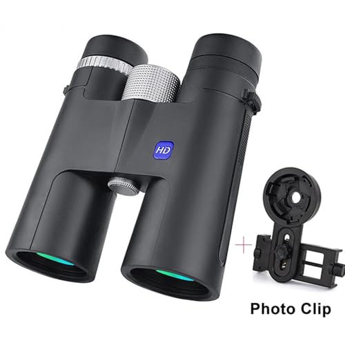 ナイトビジョン 暗視スコープ 暗視ゴーグル 12x42 HD 双眼鏡ダハプリズムプロフェッショナル防水低ナイトビジョン双眼鏡大人用 HD バードウォッチング望遠鏡 昼夜兼用(Black set)
