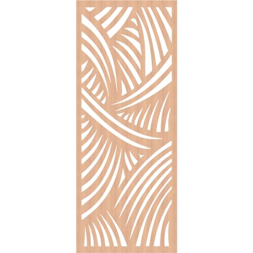 Image of 35 3 /8 inchW x 89 3 /8 inchH x 3 /8 inchT Chester Decorative Fretwork Wood Wall Panels, Alder