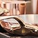 Mauviel M'Heritage 200 B 2mm Polished Copper & Stainless Steel Frying Pan With Brass Handles, 11.8-in, Made In France