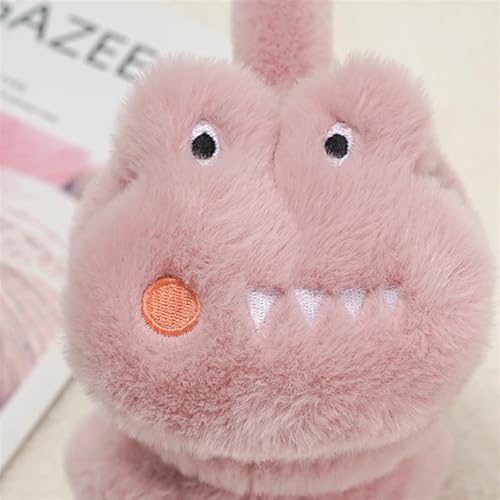 Cache-oreilles dinosaure en peluche rétractable pour enfants - 6