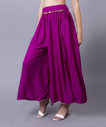 Image of Rayon Comfort Fit Palazzo