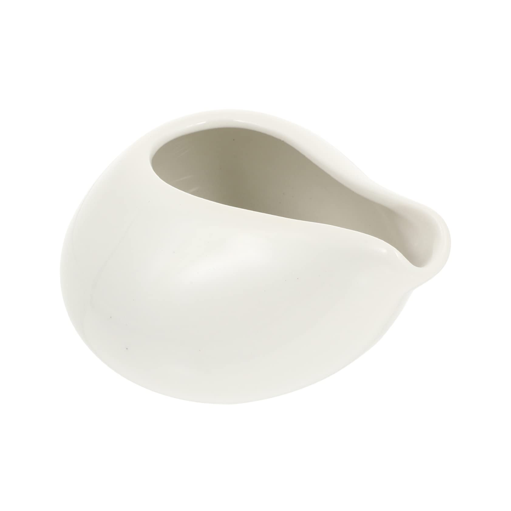 Garneck Handleless Juice Bucket Coffee Container Coffee Dispenser Gravy Pitcher Sauce Boat Condiment Bowls Coffee Creamer Pitcher Coffee Pitcher Sauce Cup Coffee Creamers White Ceramics