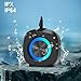 Portable Bluetooth Speakers, RGB Lights TWS Speakers，Wireless IPX5 Waterproof Mini Speaker with Loud Stereo Sound,15 Hours Playtime, Rechargeable Battery, Black.
