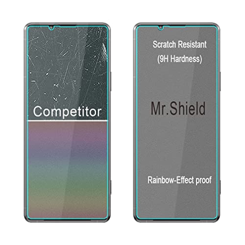 Mr.Shield 51651 [3-Pack] Designed For Sony Xperia Pro-I [Tempered Glass] [Japan Glass With 9H Hardness] Screen Protector thumb #5