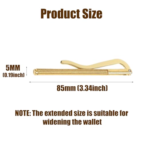 2pcs Money Clip Bulk Custom Wallet Insert Small Spring Money Clip Wallet Replacement Stainless Steel Clips3