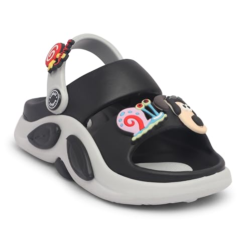 Image of Kids Cartoon Character Sports Sandals Lightweight Soft Sole Slip-On Sandals with Adjustable Back Strap for Boys & Girls