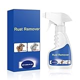 Spray Rimuovi Ruggine 120ml Sbloccante e Disossidante ad Alta Potenza per Metallo e Acciaio Inox, Potente Agente Antiruggine per Acciaio, Ferro e Superfici, Prolunga la Durata