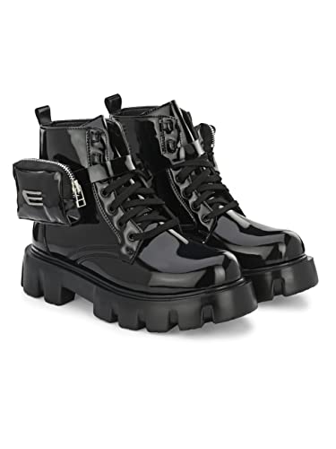 Image of Eego Italy Lace Up Chunky Boots
