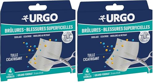 Urgo Tulles Brûlures et blessures superficielles grand format x4 lot de 2