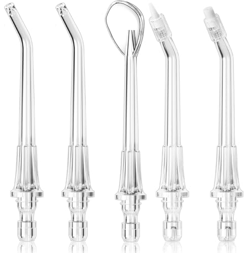 Onlyone Water Dental Flosser Replacement Heads Oral Irrigator Refill Heads Jet Tips 5 Pieces: Only...