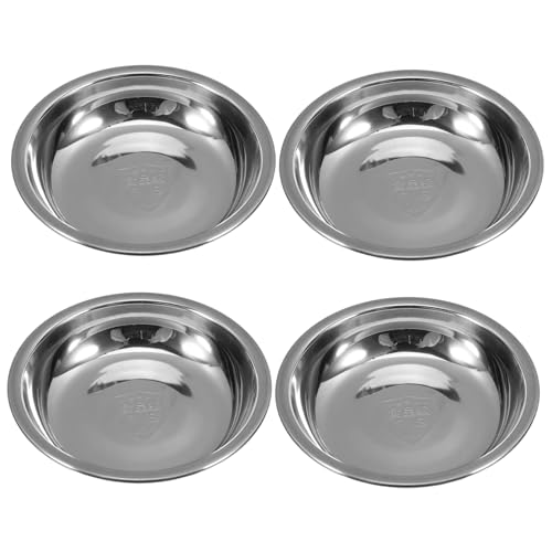 ABOOFAN Metal Tea Bag Plate Fine Mesh Tea Strainer Coaster Space-saving for Home Use