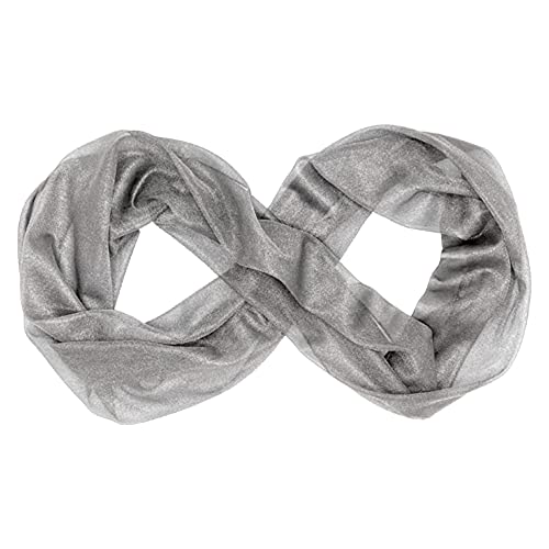 TRU47 - Infinity Silver Mesh Scarf