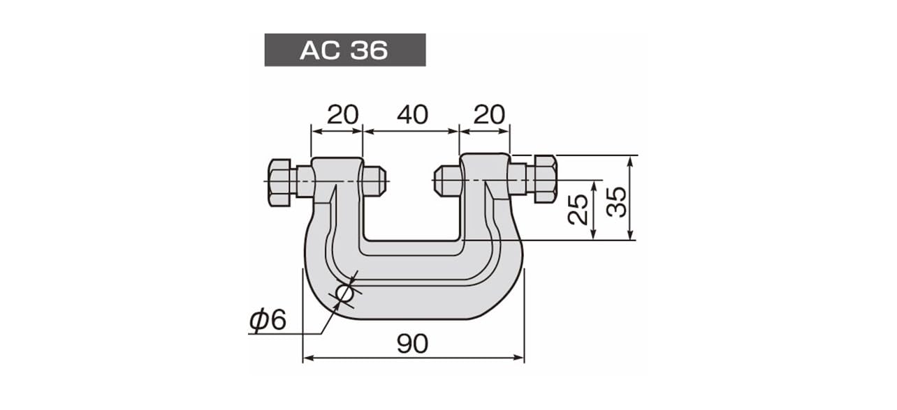 Amazon | スーパー アイアンマン(仮設用狭締金具)クランプ範囲9~45mm