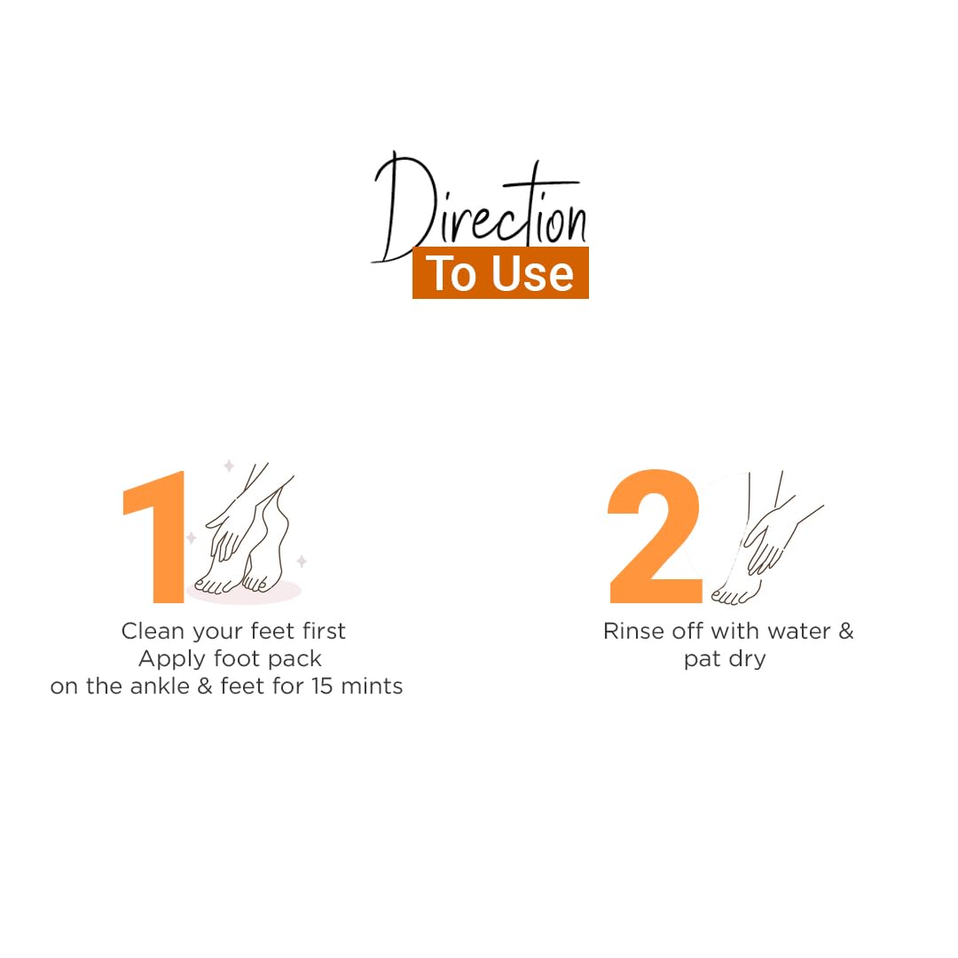 Vedic Line Revitalising Foot Pack, Reduce Roughness, Dryness With Tea Tree Oil & Eucalyptus Oil For Refresh Clean Feet, 400Ml 2