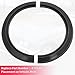 WIKIBB Rubber Rear Main Oil Seal Gasket For 1955-1958 Chevrolet GMC 265-283