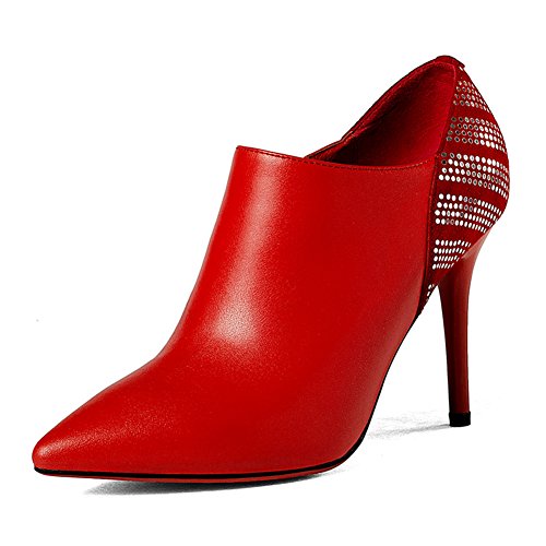 Chaussures à talon strass sexy bouche profonde pour femme pointure 38.5