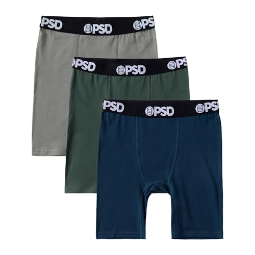 Image of PSD Underwear Youth Boys Boxer Brief - Various Print Comfortable Active Underwear for Boys, Kids Boys Underwear Packs