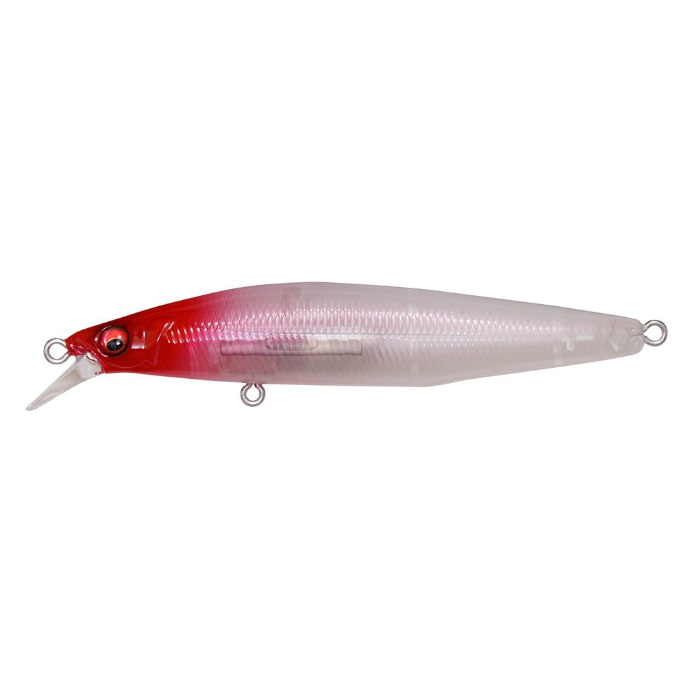Megabass Poisson Nageur Marine Gang Cookai 90S - 9cm - 11.5g - Pm Ghost Red Head - Sonaglio - Affondamento - Marine G C 90S Pm Gr