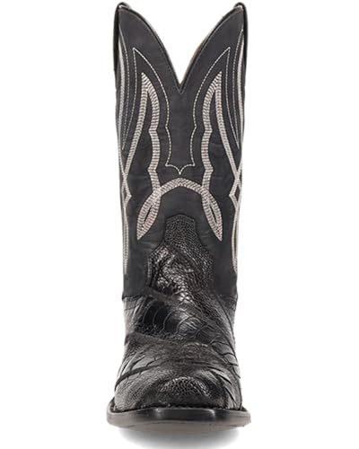 Dan Post Men's Exotic Ostrich Leg Western Boot Square Toe - Dps11194