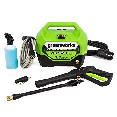 Greenworks Electric Pressure Washers: Choosing the Right PSI