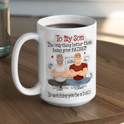 Taza personalizada Wrappiness para hijo, regalo del padre miniatura 7