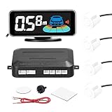 4 pezzi 8 pezzi sonde sistema di retromarcia posteriore display LCD sensore di parcheggio per auto rilevamento della distanza cicalino di avviso acustico