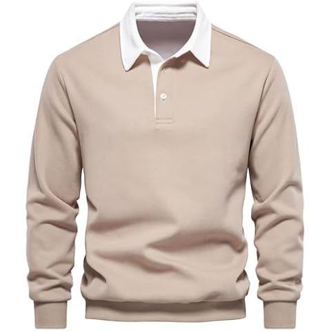 MakingDa Long Sleeve Polo Neck Sweatshirt Cover