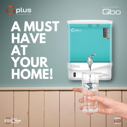 Image of RO Water Purifier G+plus Mineral Plus 16 Liters RO+UV+UF+TDS Control Water Purifier+zinc+copper+alkaline+LPS (low water pressure switch)+heavy duty adapter SMPS+4000 TDS controller+9 stage