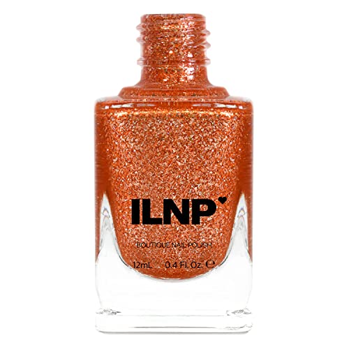 Image of ILNP Trick or Treat - Vivid Orange Holographic Ultra Metallic Nail Polish