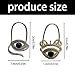 LUOOHL Fashionable Copper Devil Eye Eyelash Accent Rings Lightweight Body Jewelry For Costume Parties Everyday Use Eyelash
