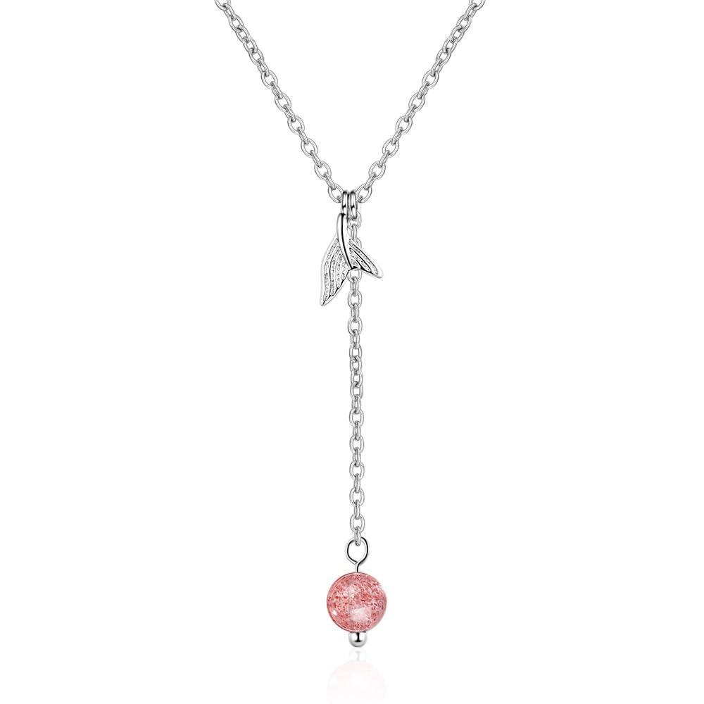 Collier cristal de fraise le bijou cadeau idéal pour anniversaire