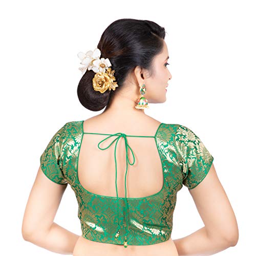 Image of Biyu Being With You Women's Synthetic Saree Blouse