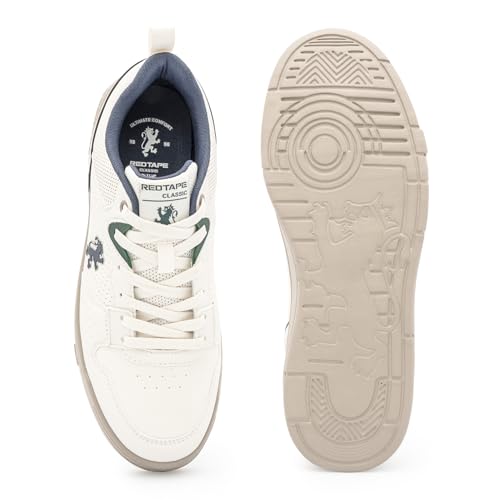 Image of Red Tape Lifestyle Sneakers Shoes for Men | Rounded Front, Soothing Insole & Impact-Resistant Comfort