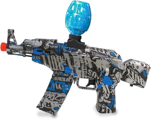 Brinquedo Arminha Bolinhas De Gell Elétrica Automática Recarregável, Sachê com 3.000 Bolinhas (Azul)