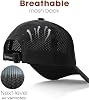 Gorra de Béisbol de Secado Rápido con Malla Transpirable de Corte Láser, para Golf 4