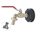 TOOLSTAR IBC Adapter, 1000 Litros Tanque Adaptador IBC S60X6 a Latón Grifo...
