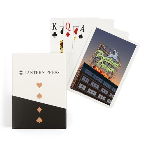 Lantern Press Portland, Oregon, 52 cartas para póker