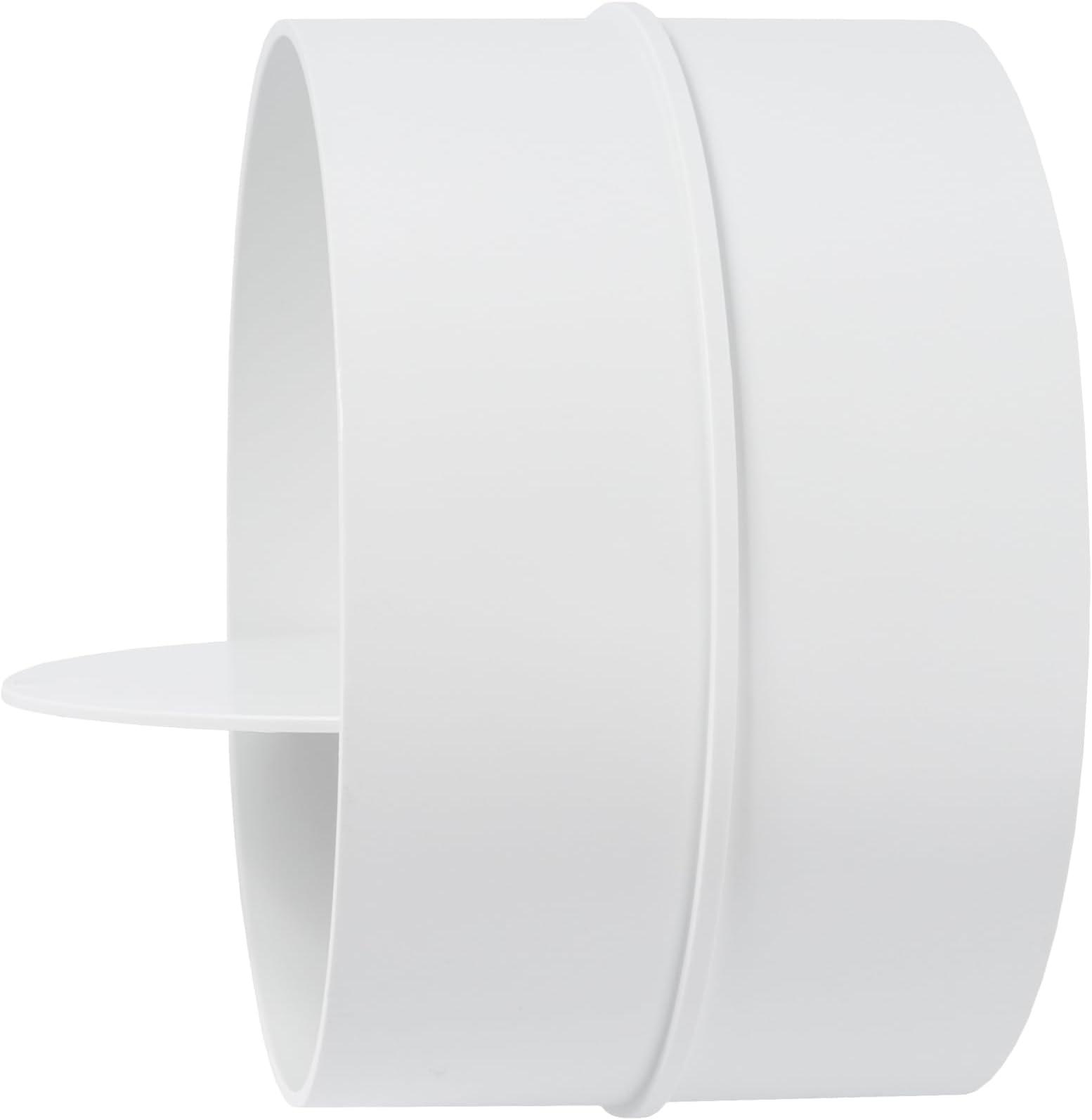 - 4" inch Plastic Inline Backdraft Damper. Connect Exhaust or Bathroom air Dryer and ducting with Backdraft Damper. HVAC. Heating. Cooling. Kitchen and Bathroom Applications.