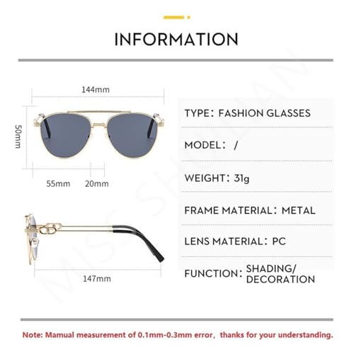 Ocean Lens Sunglasses for Men Women Vintage Sun Glasses for Male Retro Eyewear Shades UV402