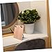 TEHAUX Desk Calendar Holder Stylish Bracket Beech Base for Easy Page Flipping Elegant Office Desk Accessory for Home and Workspace Decor