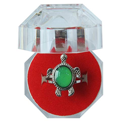 Acchen Mood Ring Sea Turtle Changing Color Emotion Feeling Finger Rings with Gift Box (Turtle)