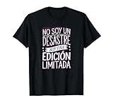 Camiseta Original con Mensaje: Soy una edición Limitada Camiseta, Hombre, Negro, M