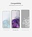 Ringke Dual Easy Full Cover Wing (2 Pack) Screen Protector Compatible with Galaxy S20 Plus (2020) Screen Protector