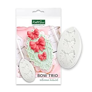 Katy Sue Bow Trio Silikon Motivbackform