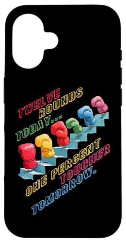TWELVE ROUNDS TODAY ONE PERCENT TOUGHER TOMORROW X}zP[X iPhone 16 p