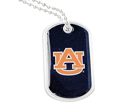 NCAA Auburn Tigers Glitter Dog Tag