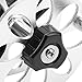 Qcwwy Adjustable Tension Aluminum Alloy Speargun Reel Foldable Handle Fishing Reel for Spearfishing