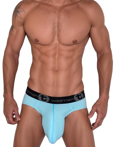 Wildmant Cotton Monster Cock Brief Light Blue2