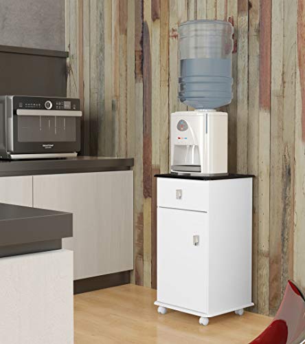 Armário Bebedouro Aquarius Branco com Mármore