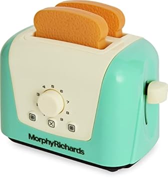 Casdon Morphy Richards Toaster | Pop-Up Toy Toaster For Children Aged 3+ | Includes 2 Pieces Of Pretend Toast For Realistic Play!